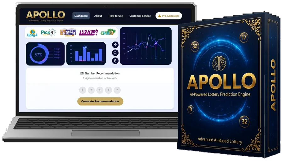 Apollo AI dashboard preview on a laptop